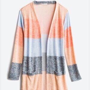 Color Block Cardigan